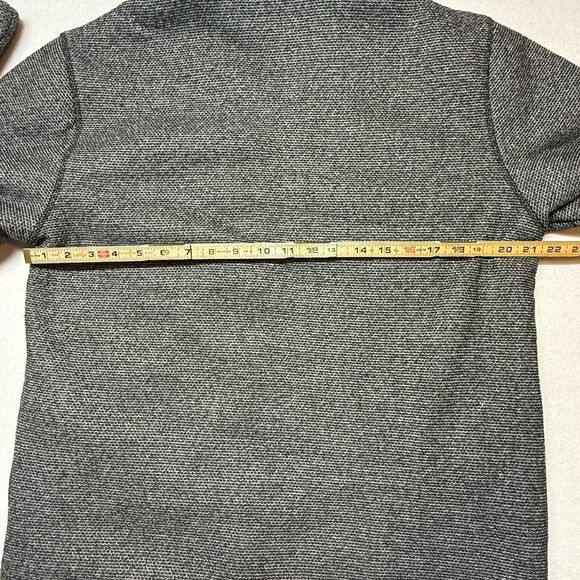 Orvis Men’s L Sherpa Lined Quarter Zip Sweater Jacket Gray Fleece Pullover - Picture 6 of 7